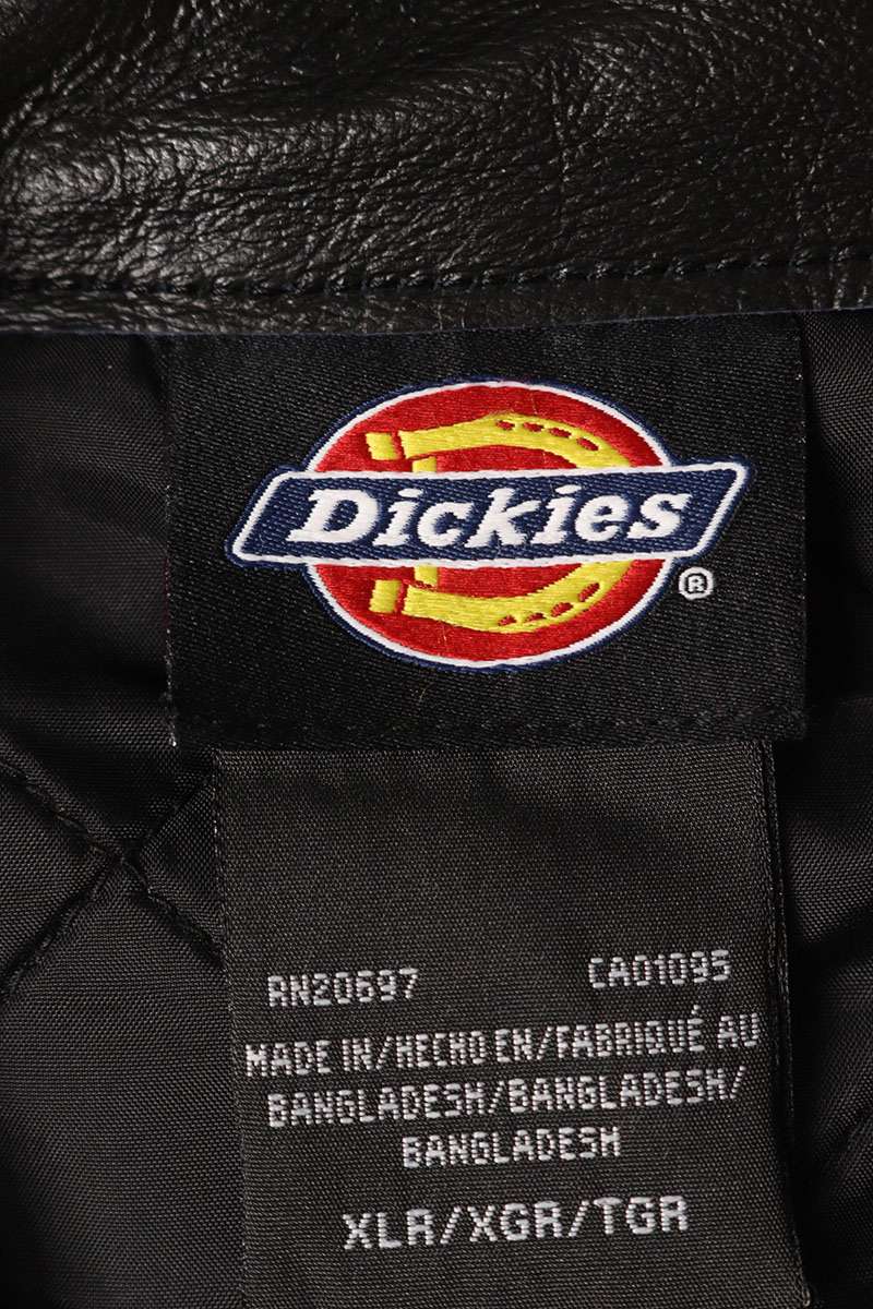 Dickies 25AW LASTMAN Leather Eisenhower Jacket Black Size XL