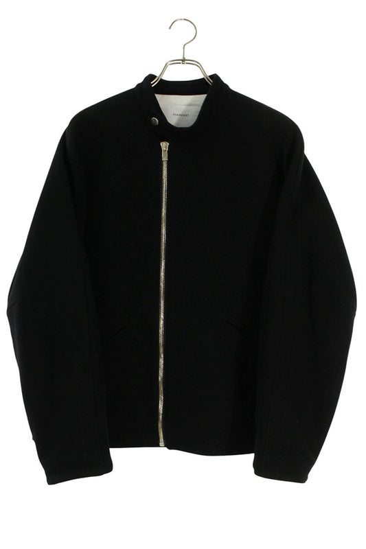 OVERCOAT Wool Melton Double Zip Blouson Black Size M1