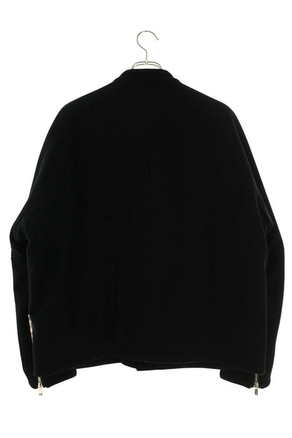 OVERCOAT Wool Melton Double Zip Blouson Black Size M1