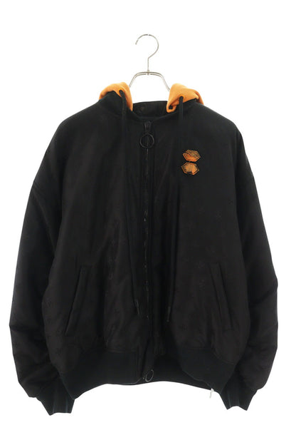 OFF-WHITE Multi All-Over Print Bomber Jacket Size L