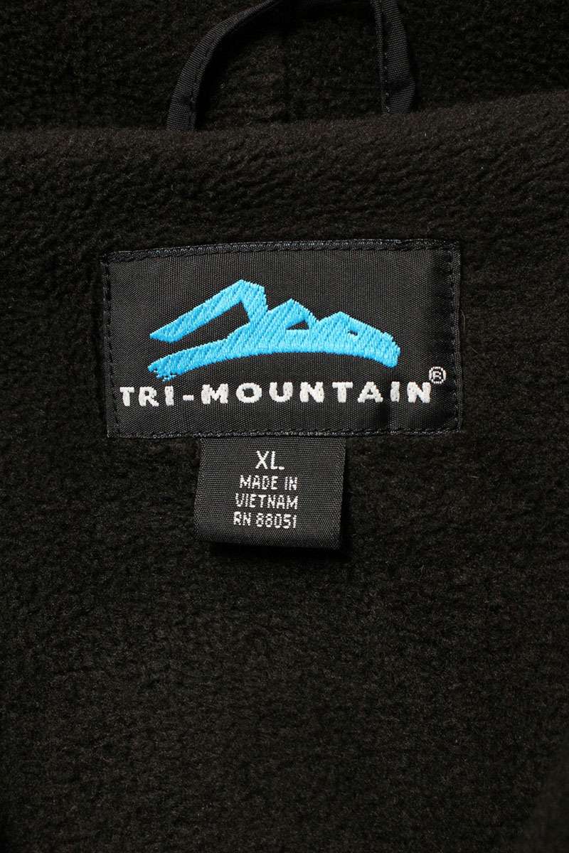 ENNOY TRI MOUNTAIN Nylon Hooded Blouson Black Size XL
