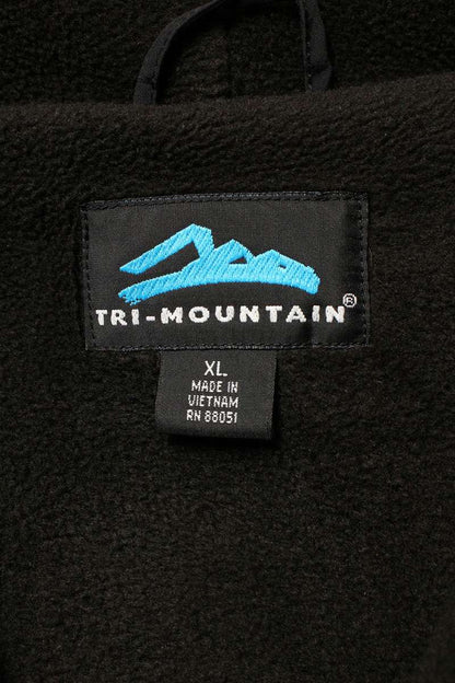 ENNOY TRI MOUNTAIN Nylon Hooded Blouson Black Size XL