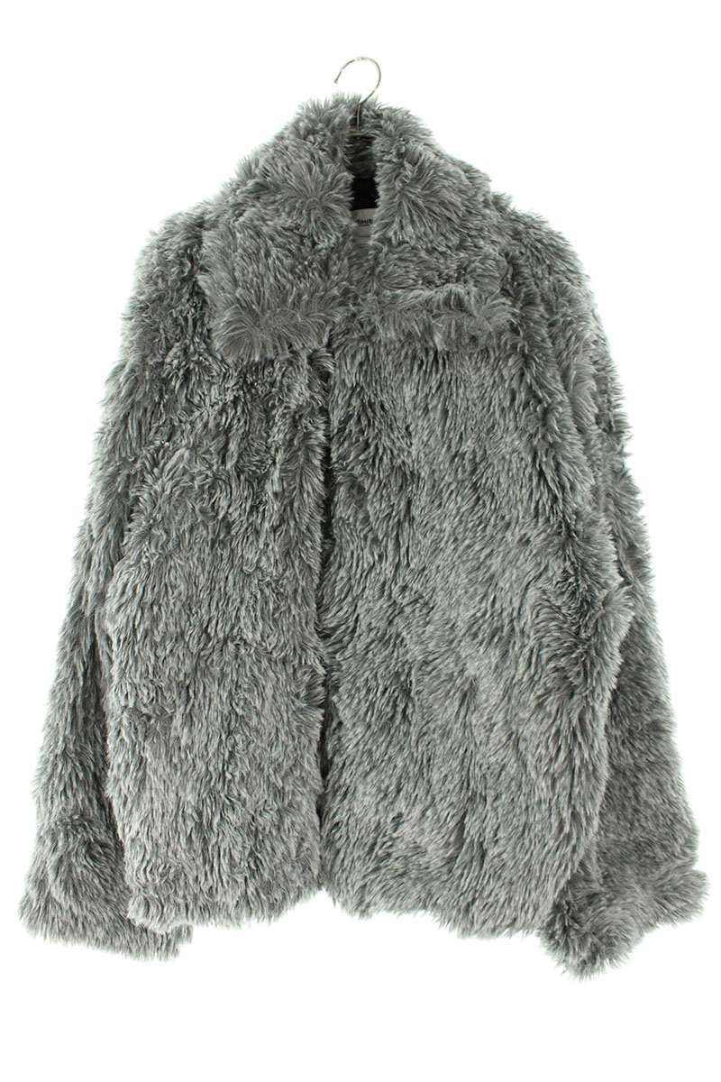 doublet 25AW SINISTER MOUTH Faux Fur Jacket Gray Size M