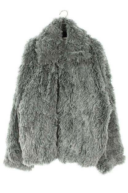 doublet 25AW SINISTER MOUTH Faux Fur Jacket Gray Size M