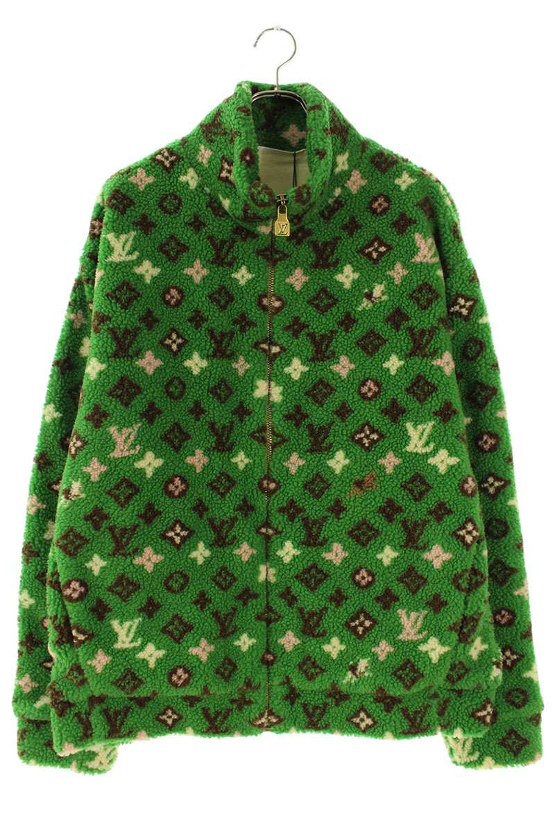LOUISVUITTON 24AW Artist Collab Monogram Fleece Size XXL