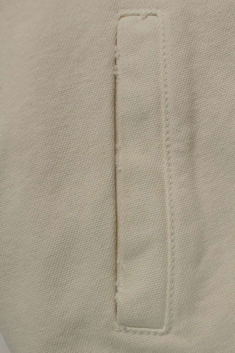 PRADA Cotton Canvas Patchwork Blouson Beige Size XXS