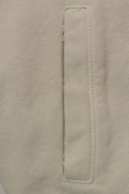 PRADA Cotton Canvas Patchwork Blouson Beige Size XXS