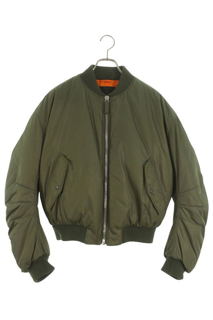 PRADA 23AW Cropped Bomber Blouson Khaki Size S