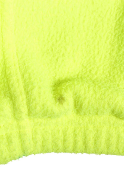 Balenciaga 21AW Logo Oversized Fleece Blouson Yellow Size XS