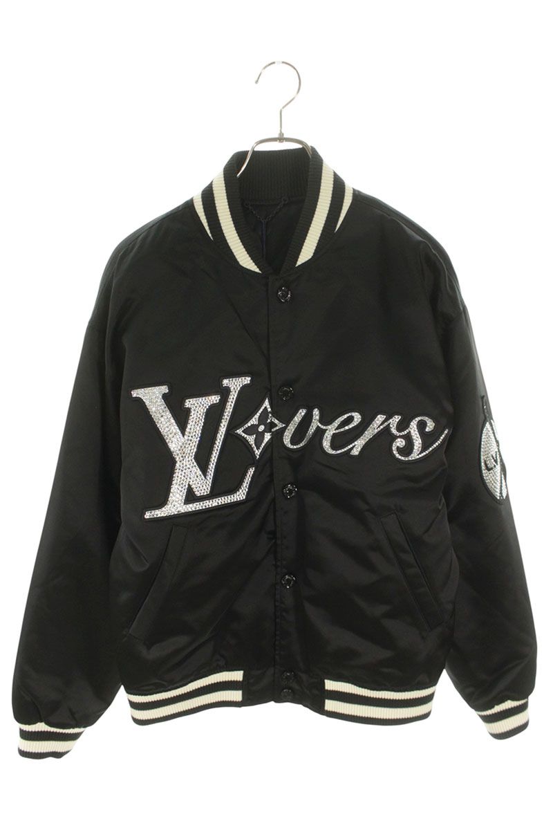 LOUISVUITTON 24SS Embroidered Nylon Baseball Blouson Size S