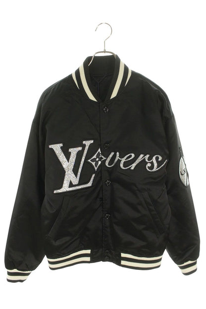 LOUISVUITTON 24SS Embroidered Nylon Baseball Blouson Size S