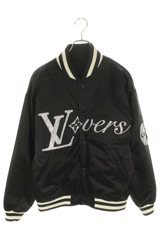 LOUISVUITTON 24SS Embroidered Nylon Baseball Blouson Size S