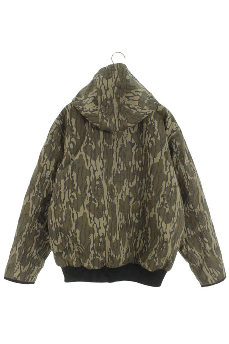 Carhartt Camo Zip Up Hooded Blouson Green Size L