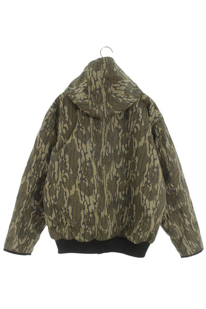Carhartt Camo Zip Up Hooded Blouson Green Size L