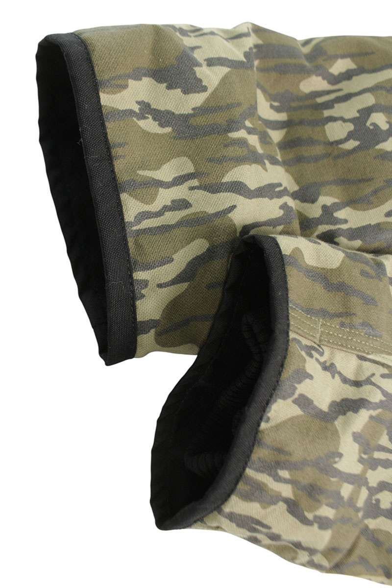 Carhartt Camo Zip Up Hooded Blouson Green Size L