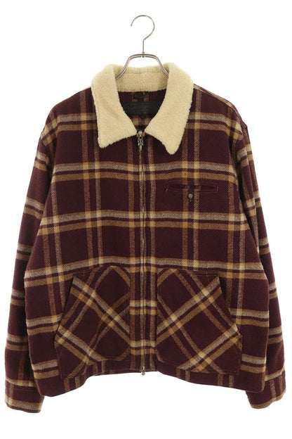 Chrome Hearts U BLACK SHEEP PLD Red Check Jacket Size L
