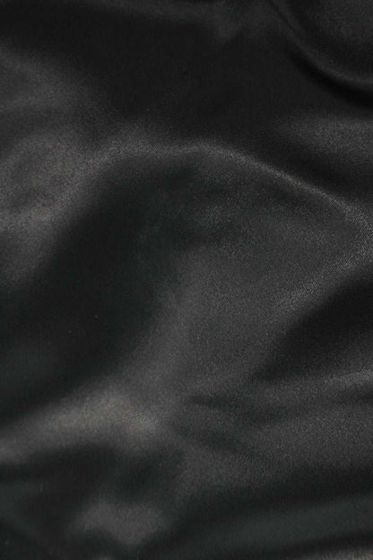 ACNE STUDIOS Logo Embroidered Bomber Jacket Black Size S