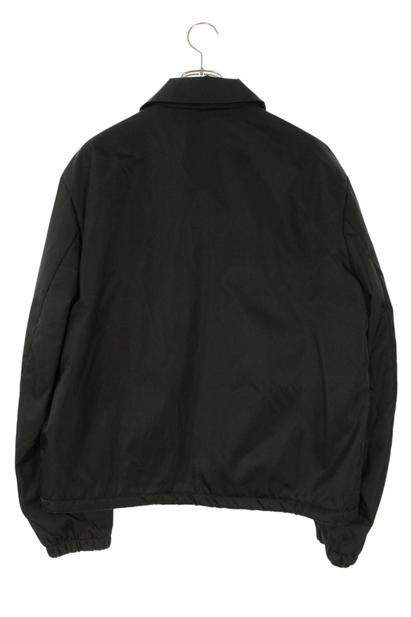 PRADA Re-Nylon Triangle Plate Blouson Black Size L
