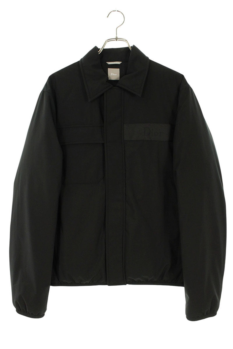 DIOR 26SS Technical Fabric Puffer Jacket Black Size S