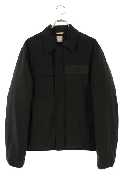 DIOR 26SS Technical Fabric Puffer Jacket Black Size S