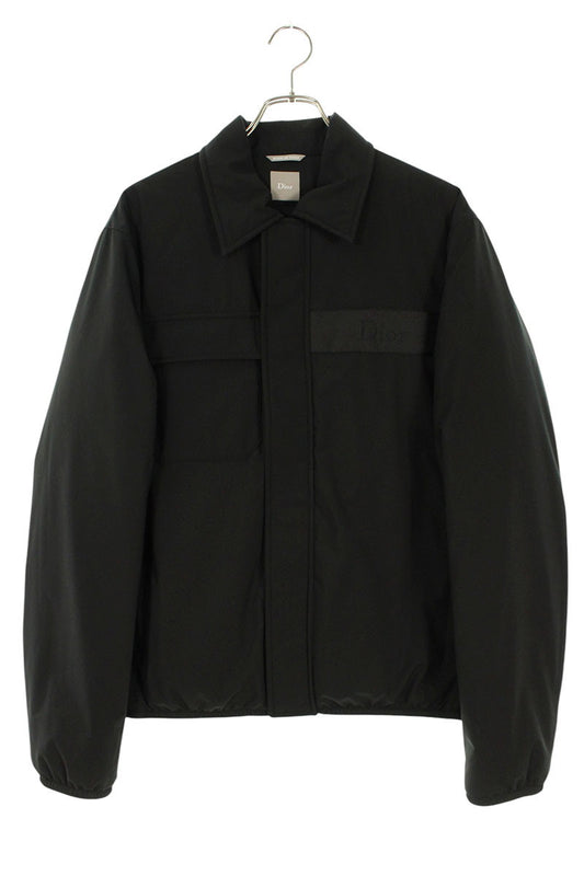 DIOR 26SS Technical Fabric Puffer Jacket Black Size S