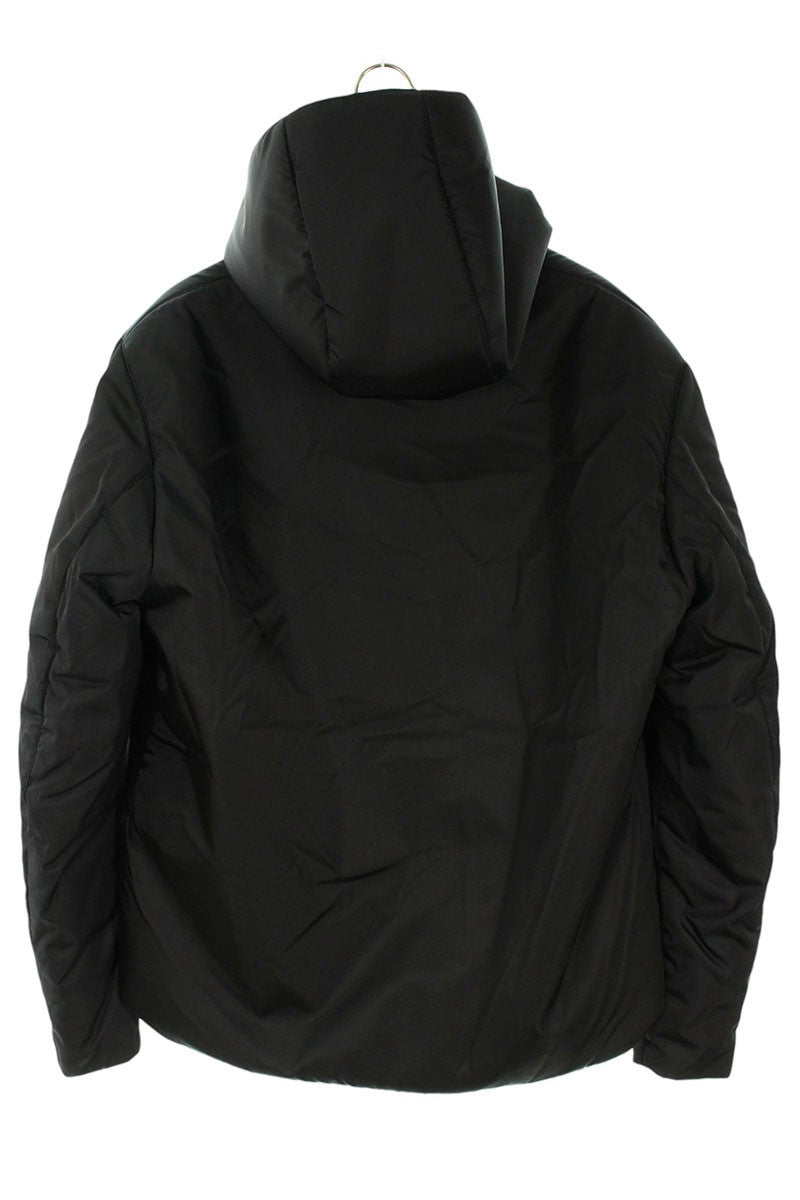 PRADA Re-Nylon Triangle Padded Blouson Black Size L