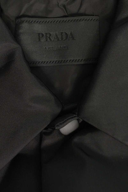 PRADA Re-Nylon Triangle Plate Blouson Black Size S