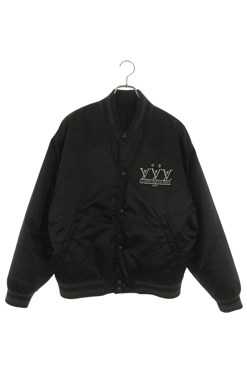 LOUISVUITTON 25SS Embellished Nylon Baseball Jacket Size M