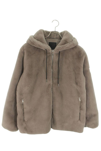 TATRAS Boa Fleece Zip Up Blouson Beige Size XL