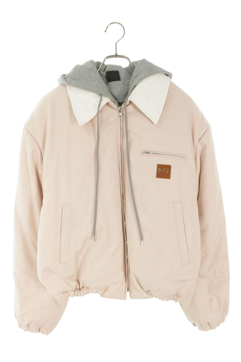 Meryll Rogge Hooded Blouson Pink x Gray Size L