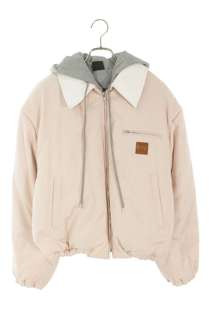 Meryll Rogge Hooded Blouson Pink x Gray Size L