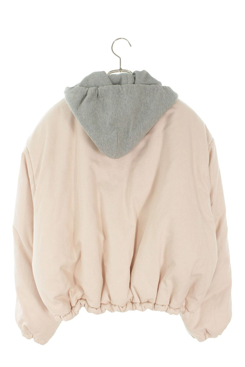 Meryll Rogge Hooded Blouson Pink x Gray Size L