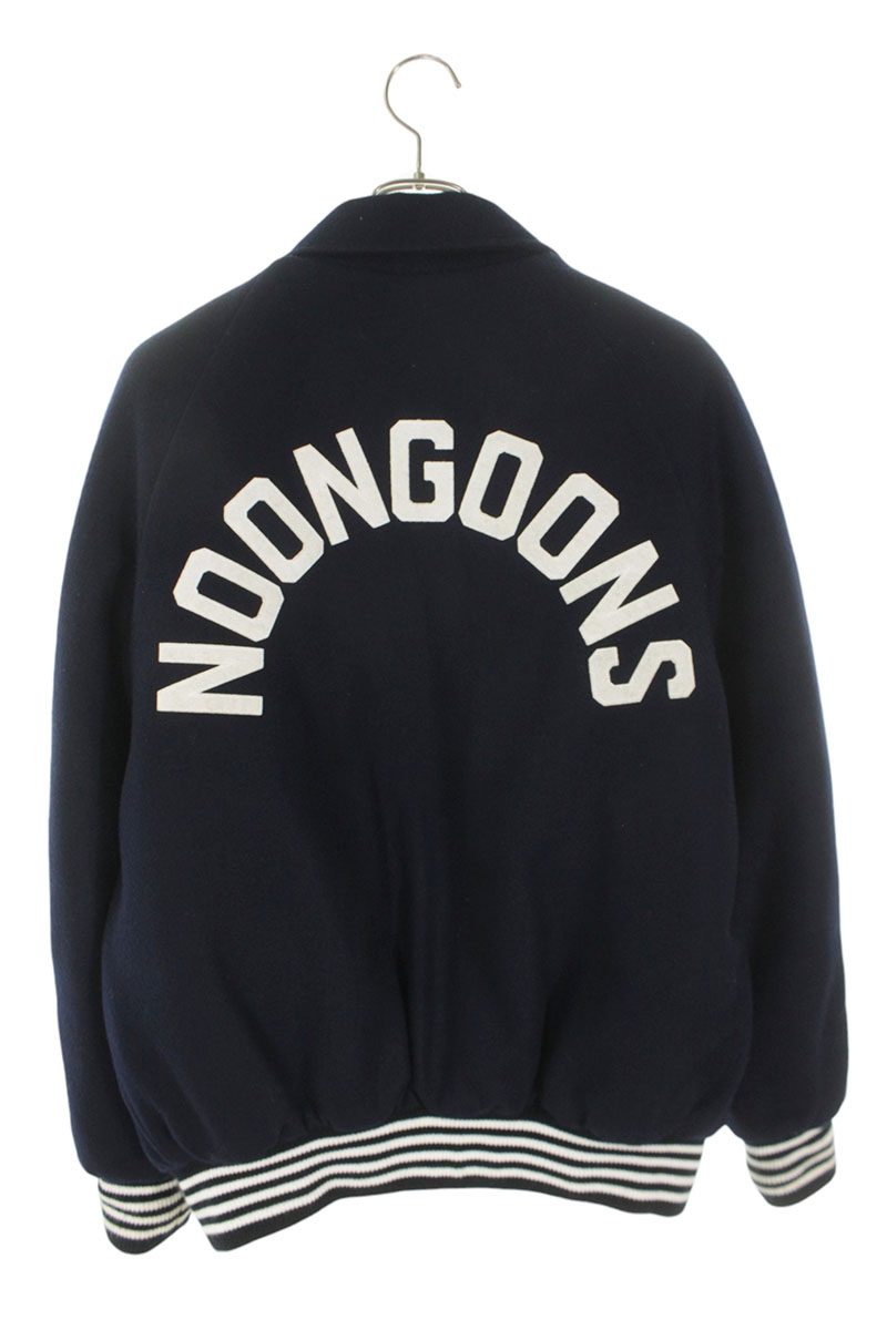 Noon Goons Back Logo Design Varsity Jacket Navy Size M