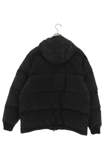 STONEISLAND Nylon Metal Zip Up Down Jacket Black Size XL