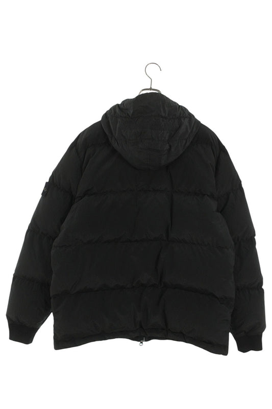 STONEISLAND Nylon Metal Zip Up Down Jacket Black Size XL