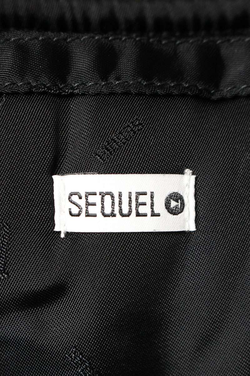 SEQUEL 24AW Check Panel MA-1 Blouson Khaki Size S