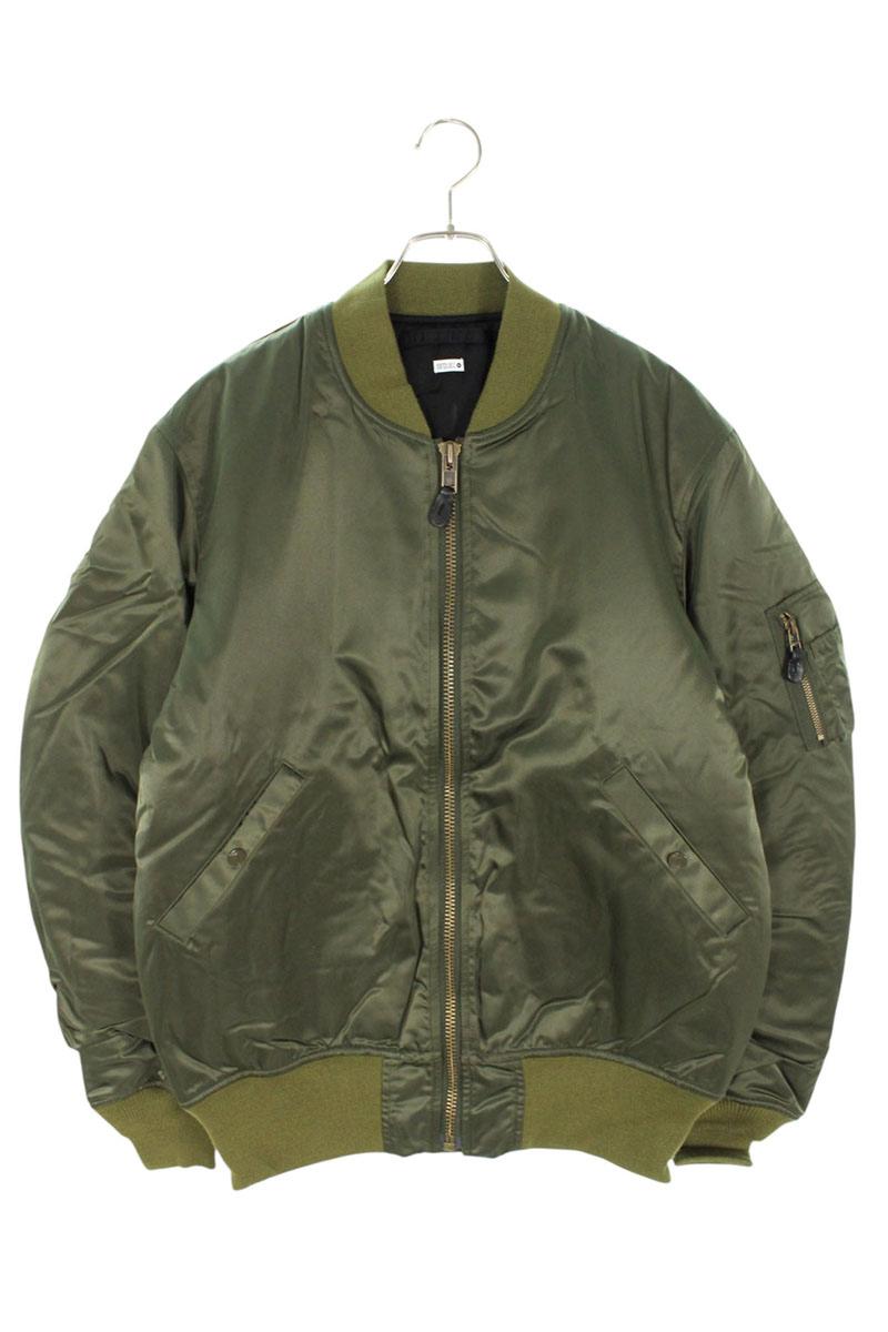 SEQUEL 24AW Check Panel MA-1 Blouson Green Size XL