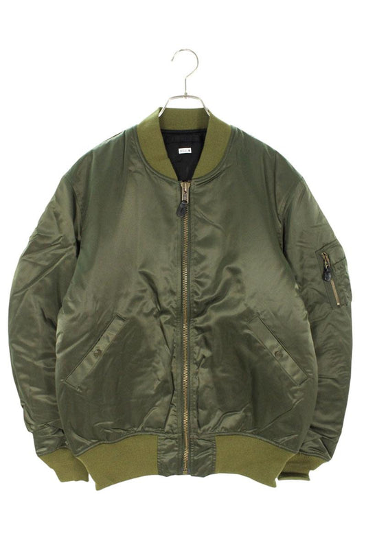 SEQUEL 24AW Check Panel MA-1 Blouson Green Size XL