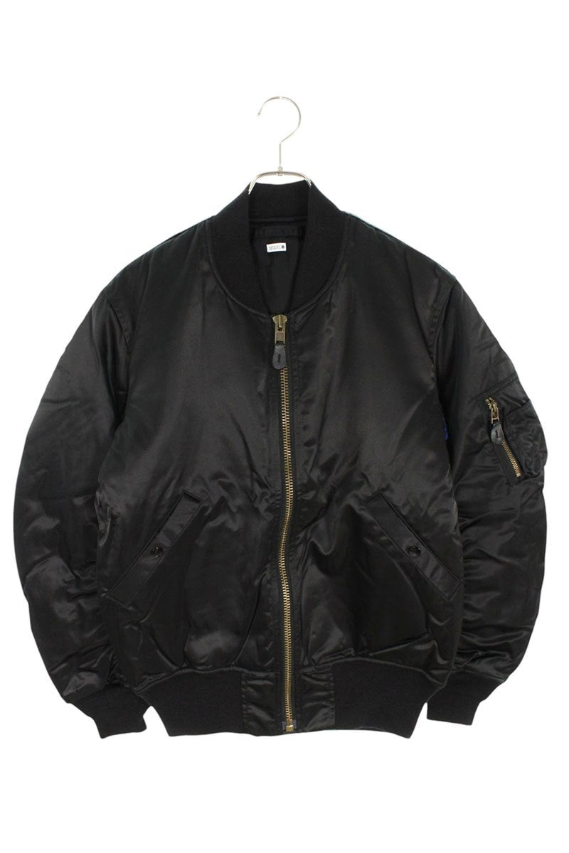 SEQUEL 24AW Check Panel MA-1 Blouson Black Size S