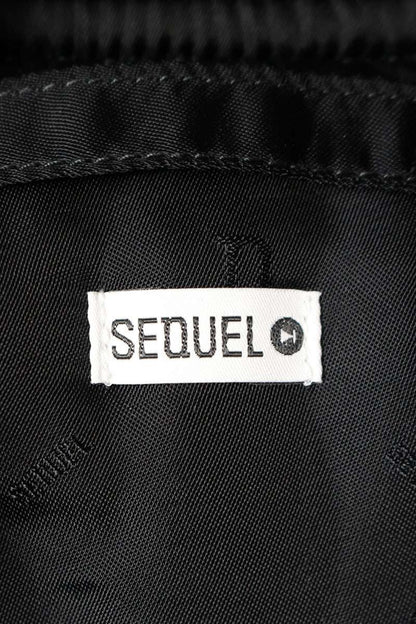 SEQUEL 24AW Check Panel MA-1 Blouson Black Size S