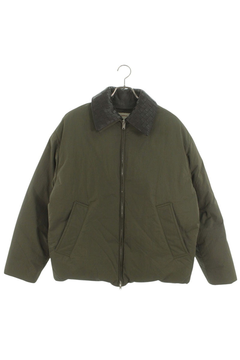 BOTTEGA VENETA Tech Nylon Puffer Blouson Green Size S