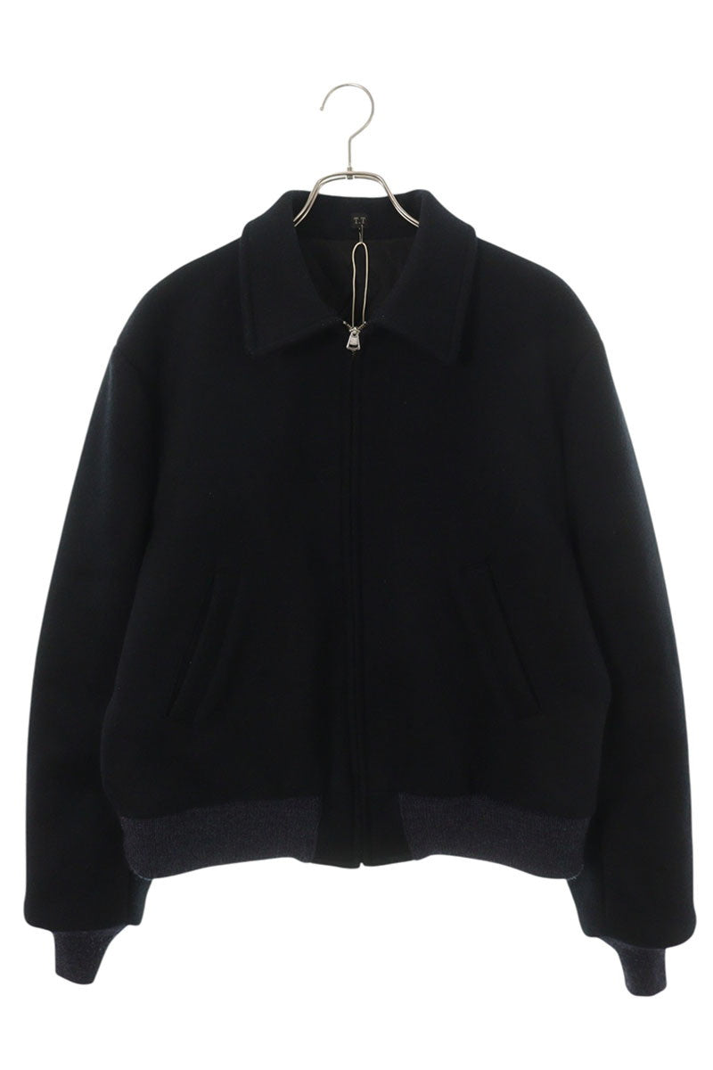 Taiga Takahashi Zip-Up Wool Sports Jacket Black Size XS