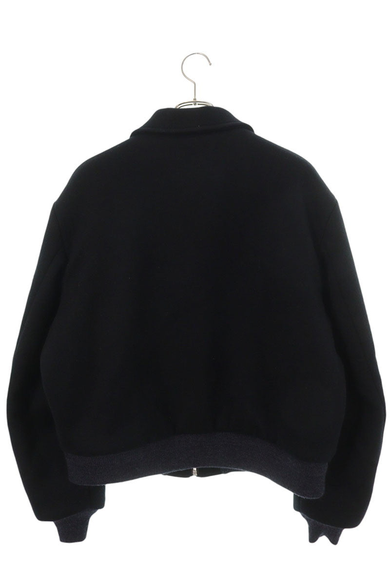 Taiga Takahashi Zip-Up Wool Sports Jacket Black Size XS