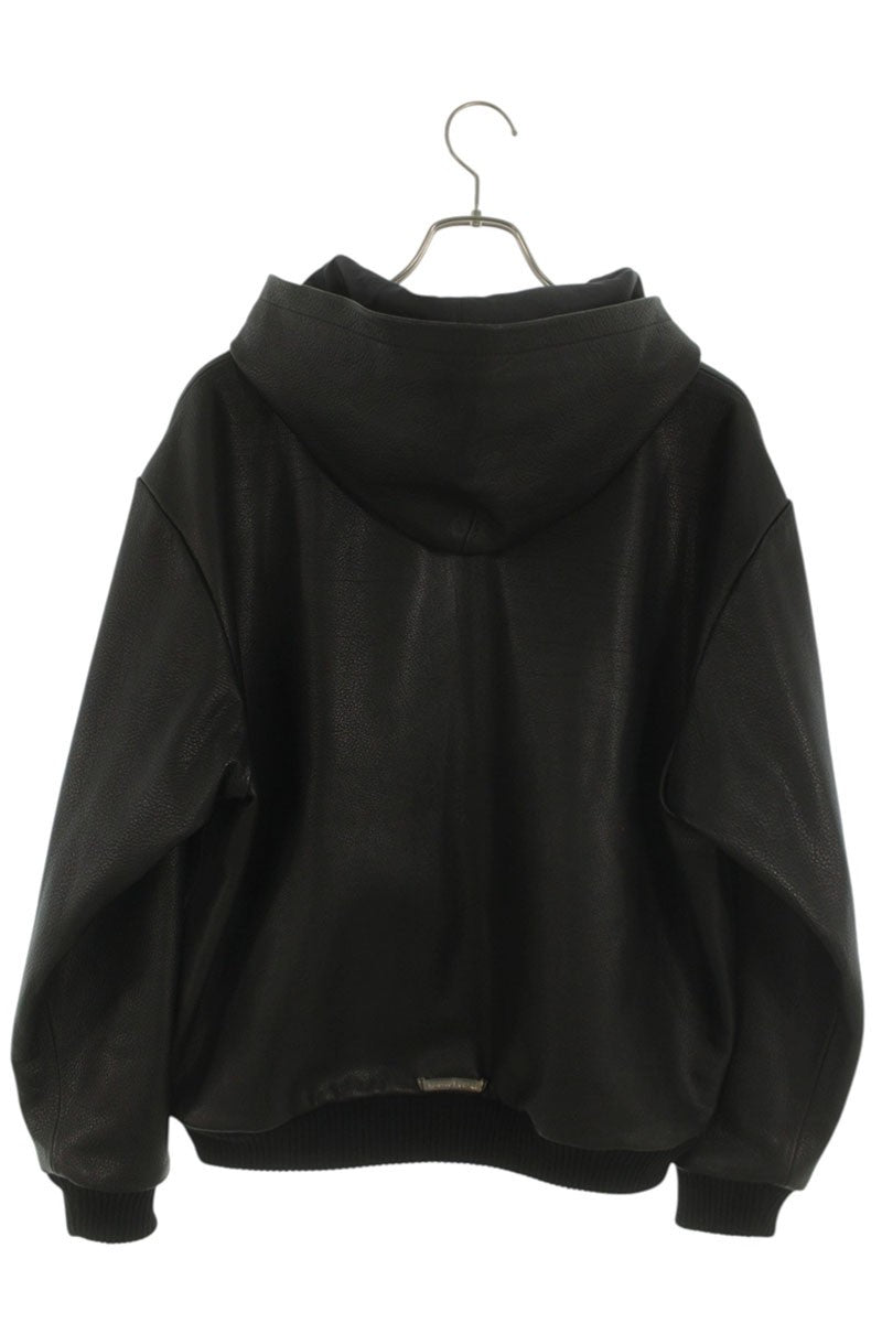 Chrome Hearts Dagger Zip Logo Patch Leather Blouson Size M
