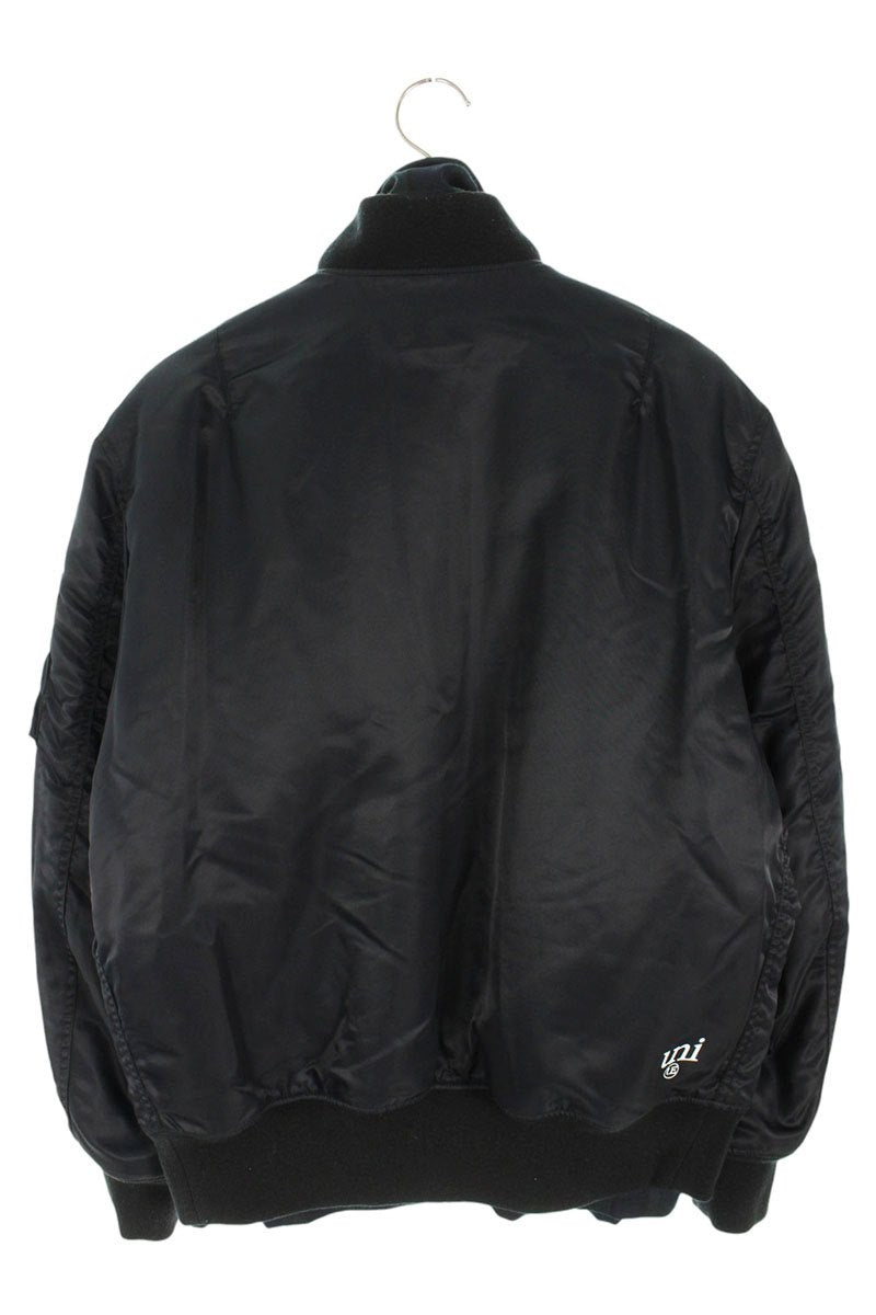 uniform experiment Black Green Reversible MA-1 Jacket Size L