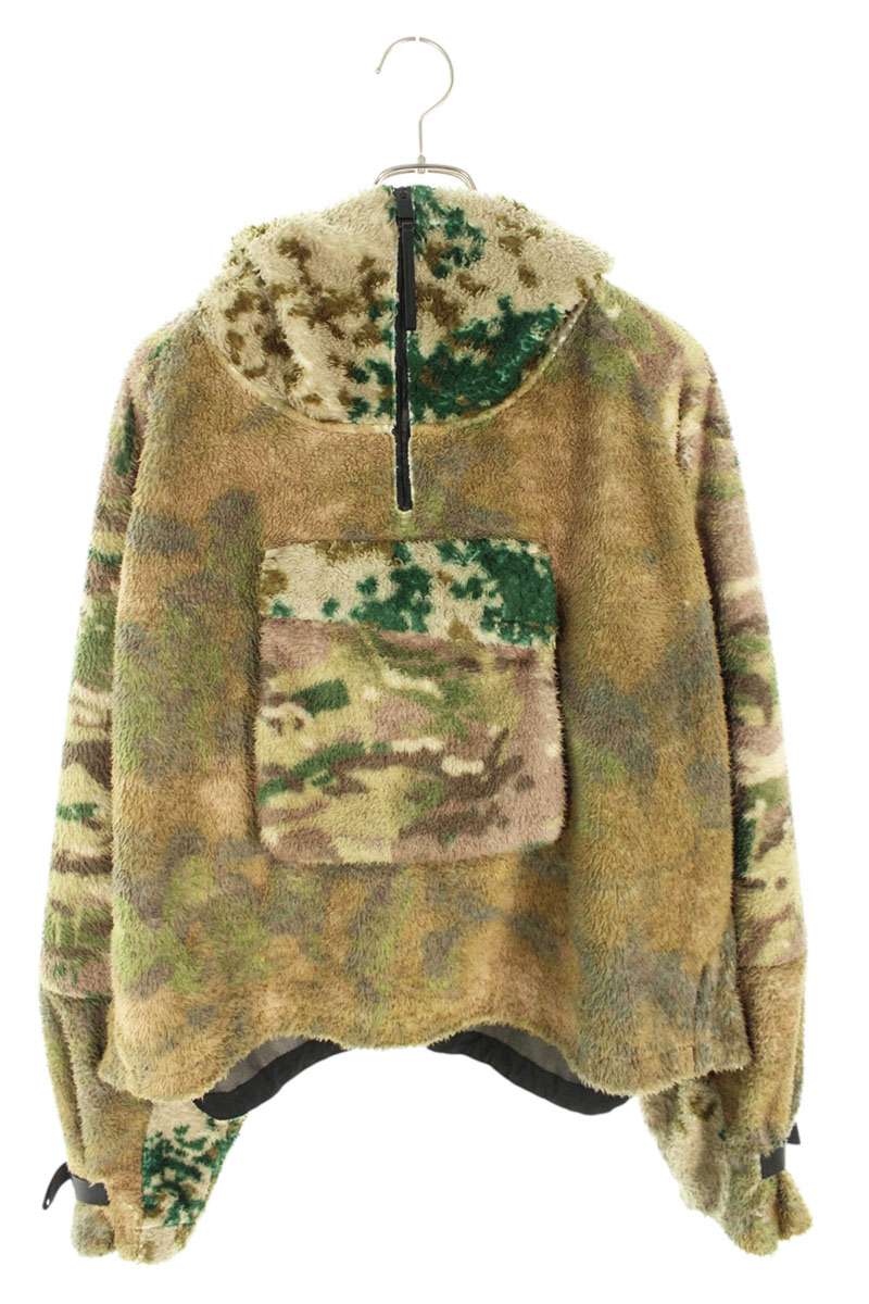 ALYX Mixed Camo Polar Fleece Anorak Olive Size M