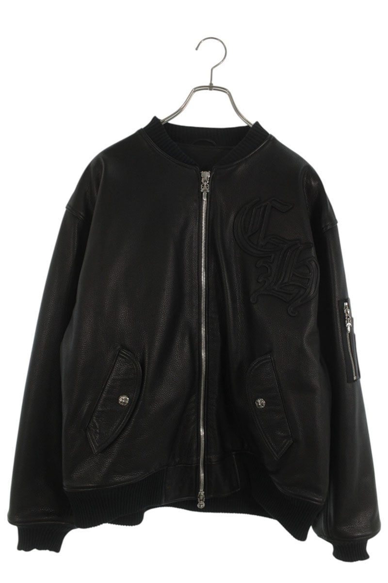 Chrome Hearts ON TARGET CH Logo Patch Bomber Jacket Size L