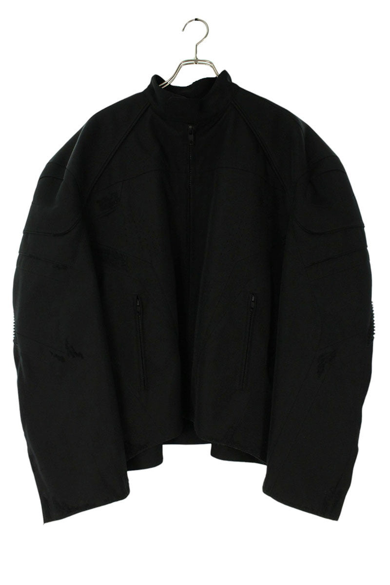 Balenciaga Distressed Jacket Black Size M