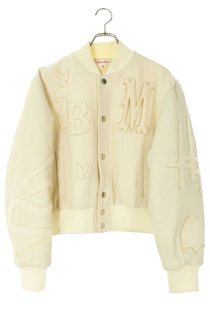 MASU Varsity Jacket White Size S