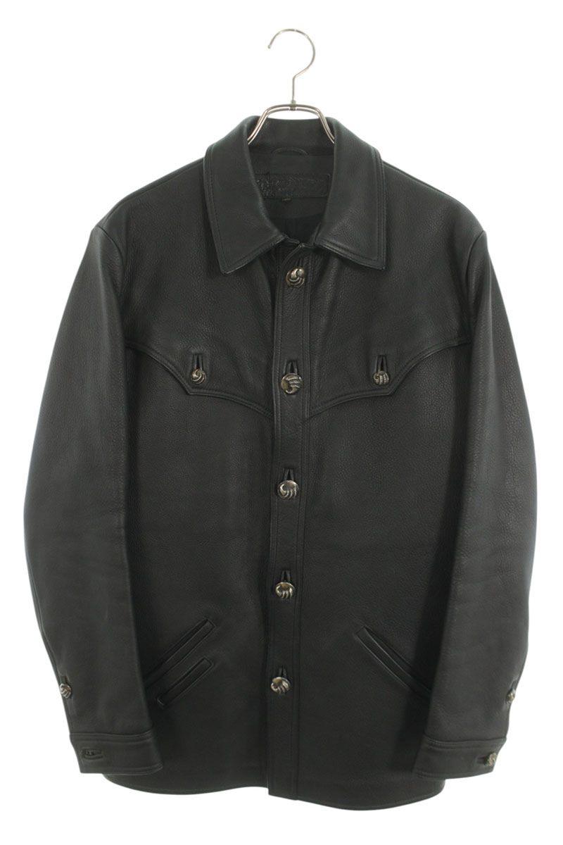 Chrome Hearts HUNTING JACKET Claw Button Leather Size M